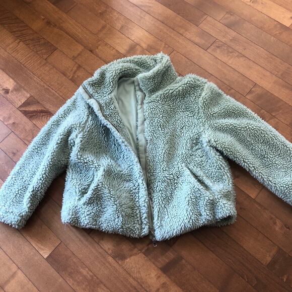 PacSun Daisy Street Sherpa Teddy Jacket size M/L - Picture 6 of 13